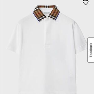 Burberry Boy's Johane Polo Check Shirt